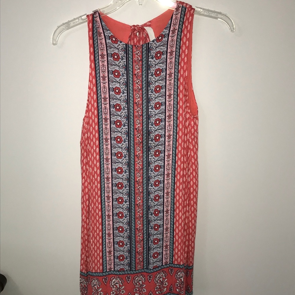 AEROPOSTALE CORAL PATTERN DRESS